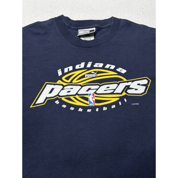 Indiana Pacers Puma NBA Youth Size Large Shirt Basketball Finish Line Boys L - Picture 3 of 10
